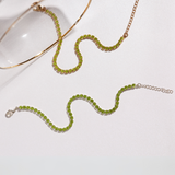 Pulsera Tennis Pistacchio