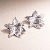 Arete Flowers Silver