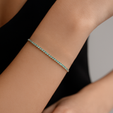 Pulsera Tennis Aqua