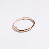 Brazalete Liso Oval - Gold