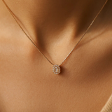 Collar Microzircón Rectangular