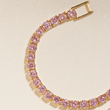 Pulsera Tennis Rosa
