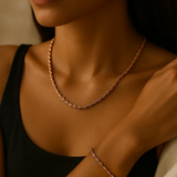 Conjunto Collar y Pulsera Twist