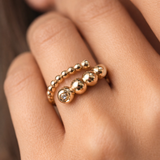 Anillo Esfera Punto Luz