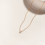 Collar Microzircón Rectangular