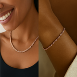 Conjunto Collar y Pulsera Twist