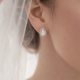 Arete Gota Sweet Cristal Silver